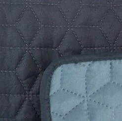 Couvre-lit ROSENTRE 160x220 Bleu -Royal Oak || DODO || Basic Soldes Magasin 175733