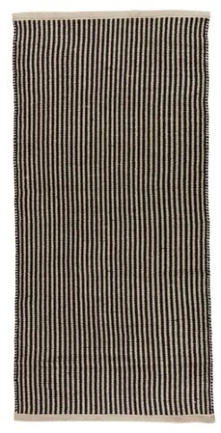 Tapis HOSTA 65x200 Noir/beige