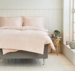 Parure De Lit Satin TINA 240x220 Rose -Royal Oak || DODO || Basic Soldes Magasin 176170