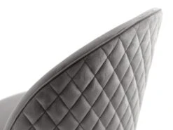 Chaise KOKKEDAL Velours Gris/noir -Royal Oak || DODO || Basic Soldes Magasin 179269