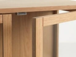 Royal Oak Vitrine LANGELINIE 2 Portes Chêne -Royal Oak || DODO || Basic Soldes Magasin 179307