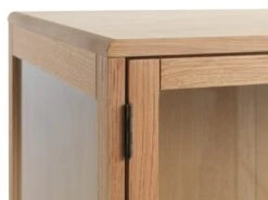 Royal Oak Vitrine LANGELINIE 2 Portes Chêne -Royal Oak || DODO || Basic Soldes Magasin 179308