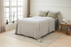 Couvre-lit VALMUE 240x260 Beige -Royal Oak || DODO || Basic Soldes Magasin 179483