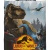 Parure De Lit JURASSIC WORLD 140x200 Gris