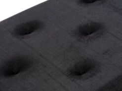 Banc BADSTED A/rangement Velours Noir -Royal Oak || DODO || Basic Soldes Magasin 181508