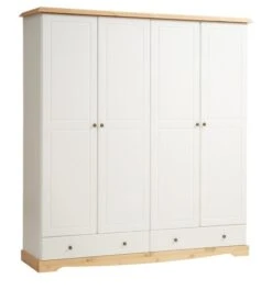 Armoire ROLD 203×216 Blanc/pin