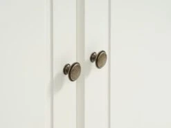 Armoire ROLD 82x153 Blanc/brun -Royal Oak || DODO || Basic Soldes Magasin 181772