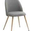 Chaise KOKKEDAL Gris/chêne