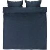 Parure De Lit Satin NIRA 240x220 Bleu Foncé