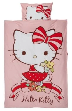 Parure De Lit HELLO KITTY 140x200 Rose
