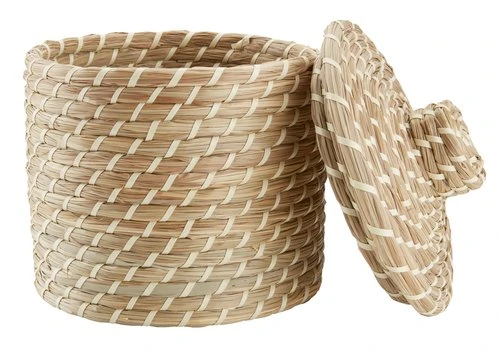 Boîte Rangement NICOLAI Ø20xH23cm Paille 3 Boîte Rangement NICOLAI Ø20xH23cm Paille – Image 3