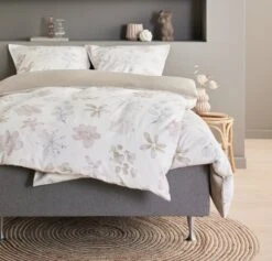 Parure De Lit Satin BERIT 240x220 Blanc -Royal Oak || DODO || Basic Soldes Magasin 184794