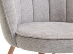 Fauteuil HOLMDRUP Gris/chêne -Royal Oak || DODO || Basic Soldes Magasin 185428