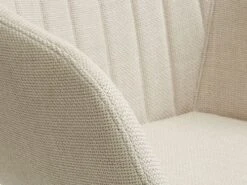 Chaise ADSLEV Tissu Beige/coloris Chêne -Royal Oak || DODO || Basic Soldes Magasin 185734