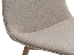 Chaise BISTRUP Sable/chêne -Royal Oak || DODO || Basic Soldes Magasin 185757