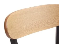 Chaise JEGIND Chêne/noir -Royal Oak || DODO || Basic Soldes Magasin 185801