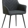 Chaise PURHUS Gris/noir