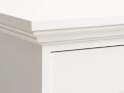 Commode 5 Tiroirs FREDENSBORG Blanc -Royal Oak || DODO || Basic Soldes Magasin 185883