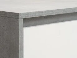 Armoire BILLUND 119x193 Blanc/béton -Royal Oak || DODO || Basic Soldes Magasin 185901