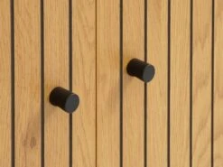 Buffet HEMDRUP 2 Portes Chêne -Royal Oak || DODO || Basic Soldes Magasin 185988