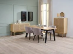 Chaise RISSKOV Tissu Gris Clair/noir -Royal Oak || DODO || Basic Soldes Magasin 186210