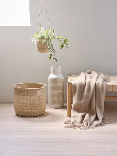 Vase GUSTAF Ø18xH47cm Blanc 3 Vase GUSTAF Ø18xH47cm Blanc – Image 3