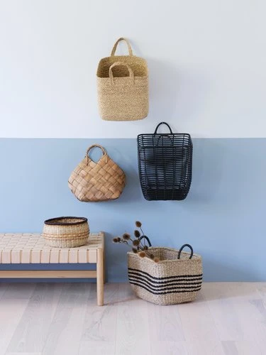 Panier BERGE L37xL37xH39cm Noir 2 Panier BERGE L37xL37xH39cm Noir – Image 2