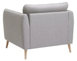 Fauteuil AARHUS Gris Clair -Royal Oak || DODO || Basic Soldes Magasin 188281