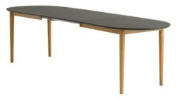 Table EGENS 90x190/270 Noir -Royal Oak || DODO || Basic Soldes Magasin 188373