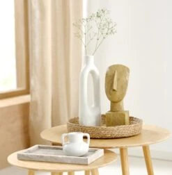 Vase INGEMAR L10xL8xH34cm Blanc -Royal Oak || DODO || Basic Soldes Magasin 188712 1