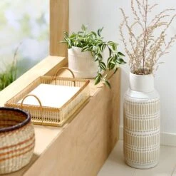 Vase GUSTAF Ø18xH47cm Blanc 7 Vase GUSTAF Ø18xH47cm Blanc -Royal Oak || DODO || Basic Soldes Magasin 188715 1