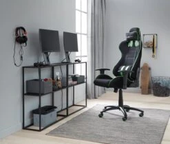 Chaise Gaming LAMDRUP Noir/vert -Royal Oak || DODO || Basic Soldes Magasin 192764