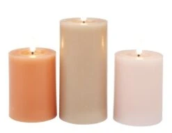 Bougie LED TERKEL H13/15/18cm 3pcs/lot