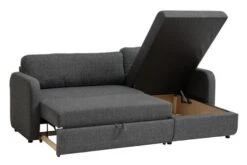 Canapé Convertible Avec Méridienne JETSMARK Gris -Royal Oak || DODO || Basic Soldes Magasin 193754