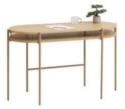 Bureau EGELEV 50x121 Chêne -Royal Oak || DODO || Basic Soldes Magasin 194155