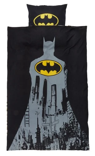 Parure De Lit BATMAN 140x200 Noir 1 Parure De Lit BATMAN 140x200 Noir
