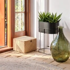 Boîte De Rangement ALVIN L26xL26xH17cm Herbier Marin -Royal Oak || DODO || Basic Soldes Magasin 194264 1