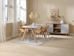 Royal Oak Buffet EGEBJERG 2 Tiroirs/1 Porte Gris/chêne -Royal Oak || DODO || Basic Soldes Magasin 199285 1