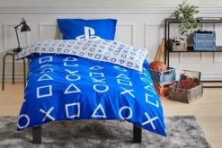 Parure De Lit PLAYSTATION 140x200 Bleu -Royal Oak || DODO || Basic Soldes Magasin 199757