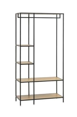 Meuble D'entrée TRAPPEDAL Chêne/noir