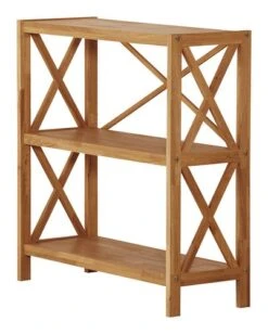 Royal Oak Etagère JANNERUP Large 3 Tablettes Chêne -Royal Oak || DODO || Basic Soldes Magasin 200040