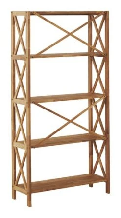 Royal Oak Etagère JANNERUP Large 5 Tablettes Chêne -Royal Oak || DODO || Basic Soldes Magasin 200169