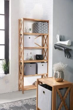 Royal Oak Étagère JANNERUP Large 6 Tablettes Chêne -Royal Oak || DODO || Basic Soldes Magasin 200181