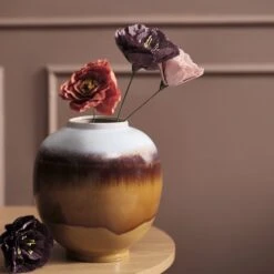 Vase MADS Ø23xH25cm Brun -Royal Oak || DODO || Basic Soldes Magasin 200205