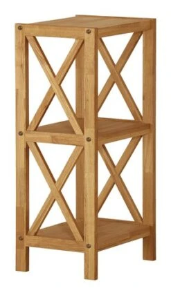 Royal Oak Étagère JANNERUP étroit 3 Tablettes Chêne -Royal Oak || DODO || Basic Soldes Magasin 202743