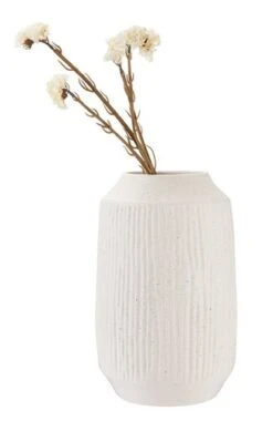 Vase CHRISTIAN Ø21xH33cm Blanc -Royal Oak || DODO || Basic Soldes Magasin 204688