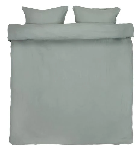 Parure De Lit MALOU Mousseline 240x220 Turquoise 1 Parure De Lit MALOU Mousseline 240x220 Turquoise