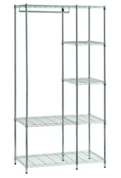 Meuble D'entrée VINDINGE 4 Tablettes Chrome