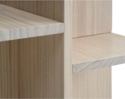 Piédestal SOLLERUP A/étagères Pin Massif -Royal Oak || DODO || Basic Soldes Magasin 212534