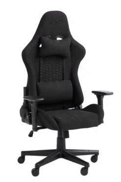 Chaise Gaming NIBE Tissu Noir
